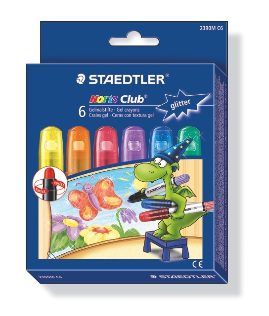 Staedtler Gel crayon NC glitter 6pcs. box