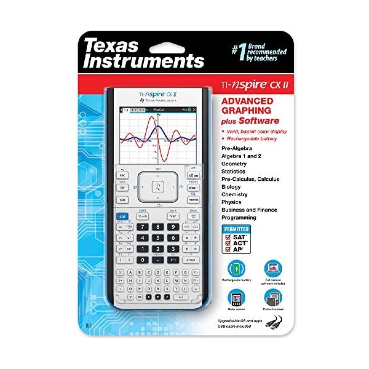 teatro escanear Secretar Texas L08 Graphic Display Calculator TI-NSPIRE CX II (NON-CAS) | Pacific  eShop