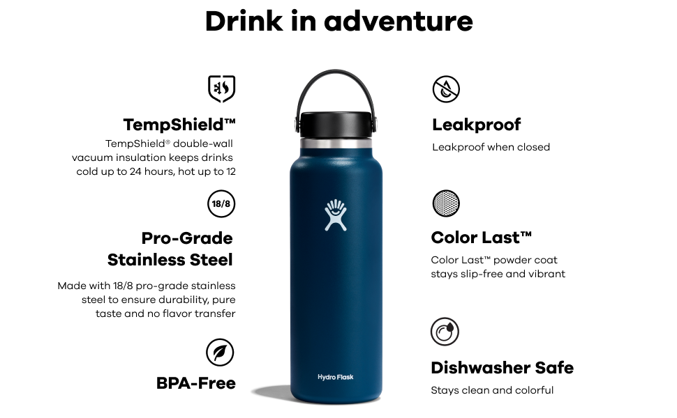 Hydro Flask 20 Oz Wide Mouth with Flex Cap Pacific Bookstores