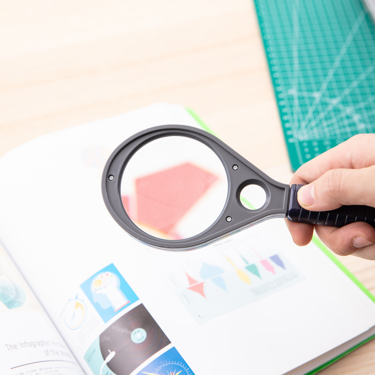 Deli D9090 Magnifier Class 75MM | Pacific eShop