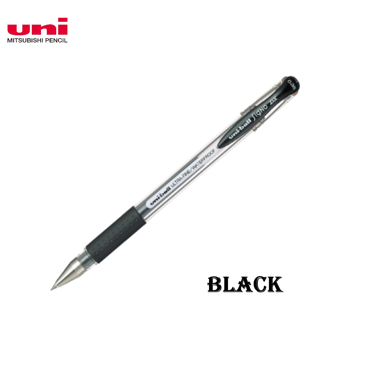 Uni-ball UM-151 Signo Gel Grip Tintenroller – 0,7 Mm, 5er Set In Schwarz, Mit Geschenkbox