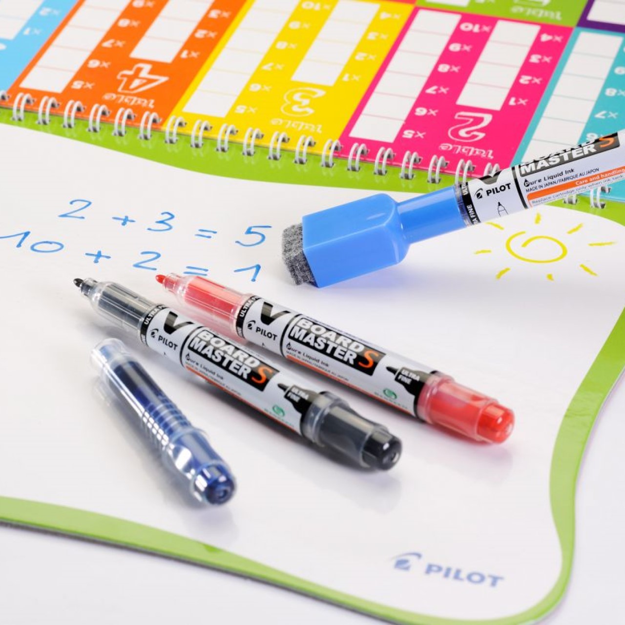 Pilot V Board Master - Pennarello Per Lavagna Magnetica, Punta Rotonda, 10 Pezzi, Colore Arancione