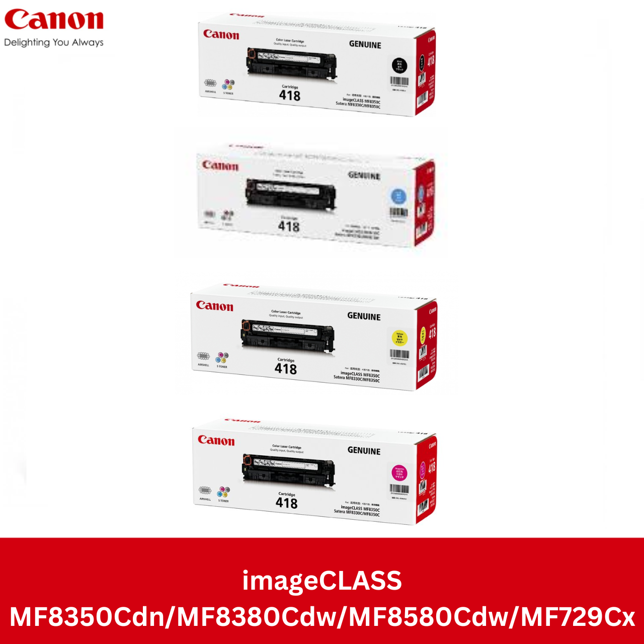 Canon Toner Cartridge 418 | Pacific eShop
