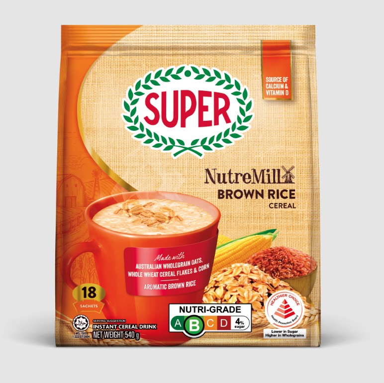Super Nutremill Cereal (Brown Rice) 540G 18S/Pkt Pacific - Main Image