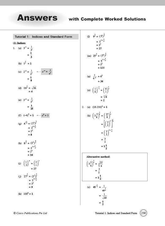 Sec Mathematics Tutor 3A Volume 1 | Pacific eShop