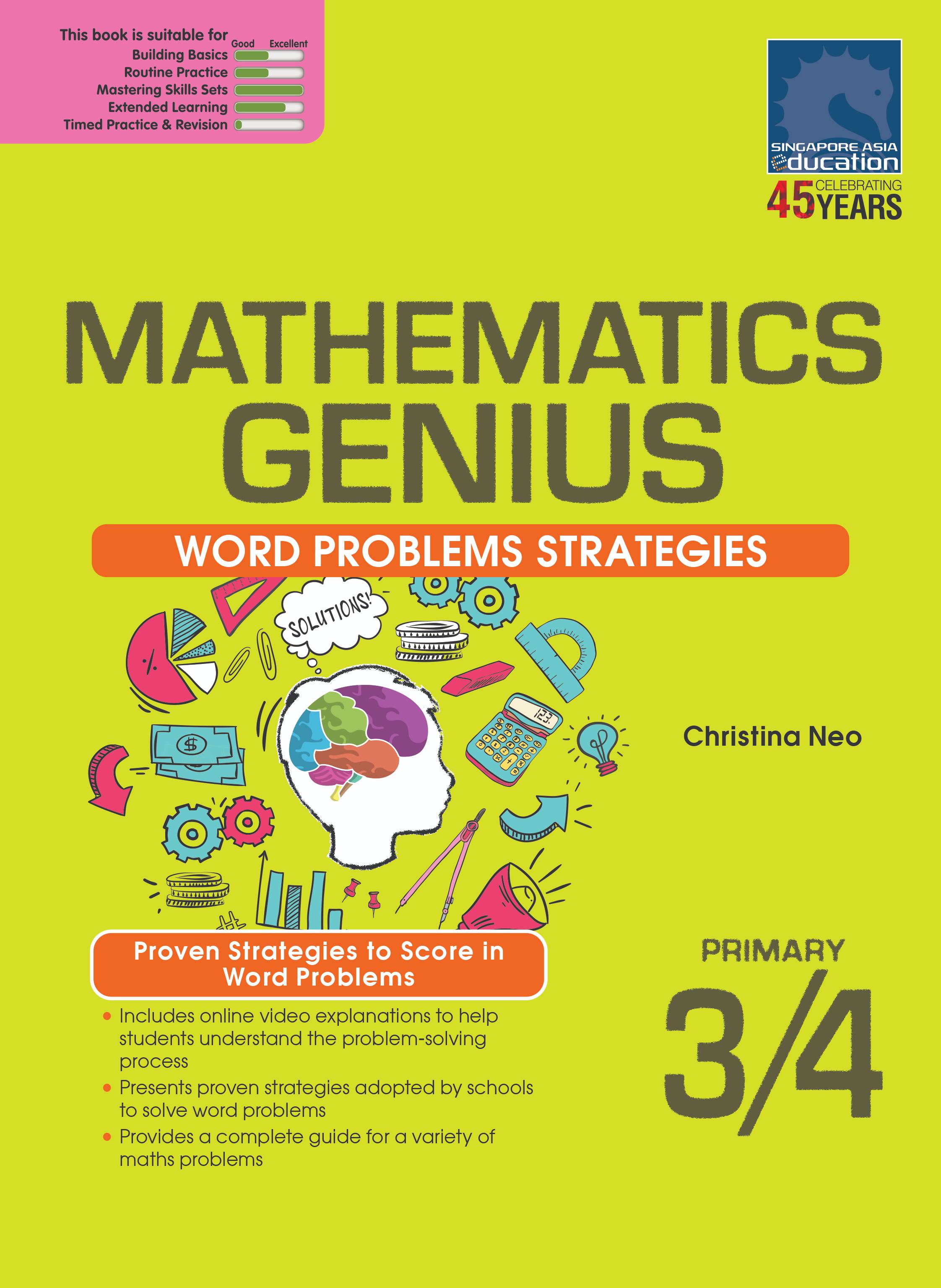 Mathematics Genius Word Problem Strategies Primary 3/4 | Pacific eShop